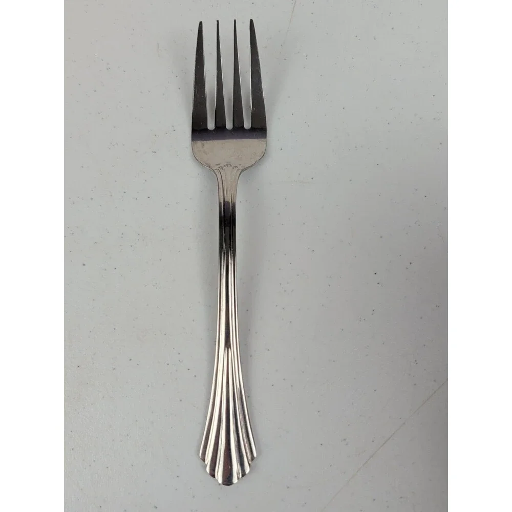 Oneida DUBLIN Stainless Glossy Finish Serving Fork 8.5 Inch